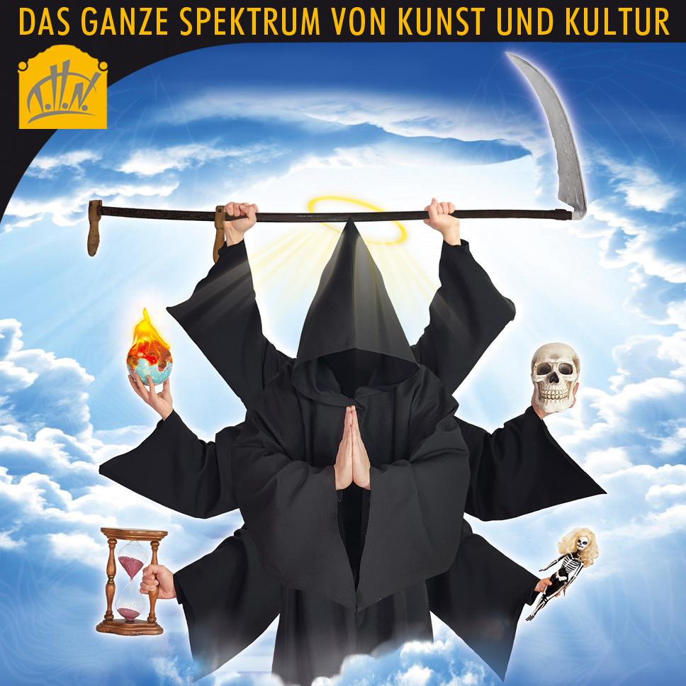 Sensenmann Mit Karten